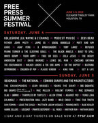 Festival Posters Free Press Summer Fest 2011-2017