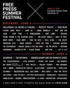 Free Press Summer Fest Posters 2012 2017