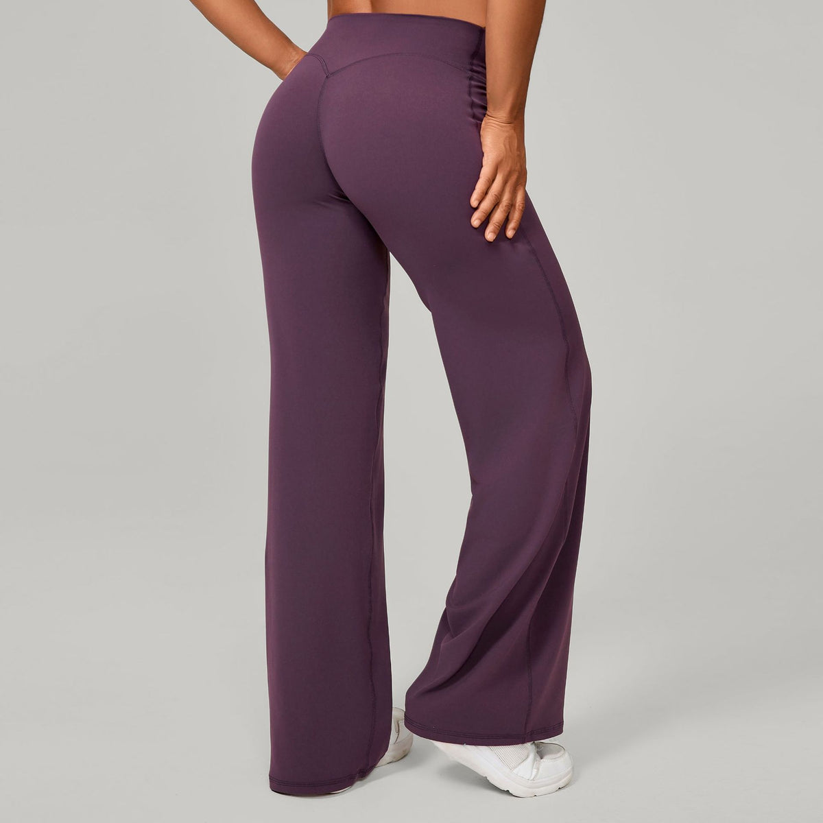 Comfortable High-Waisted Straight Leg Yoga Pants for Women