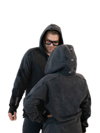Heavyweight Hoodie - Mineral Wash Charcoal Gray