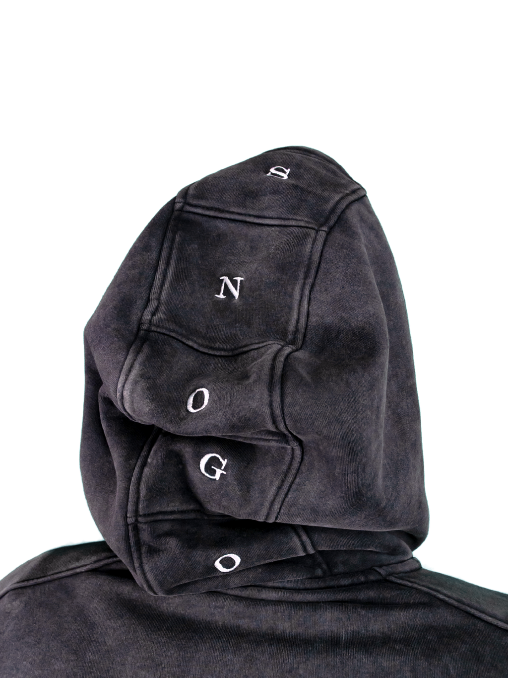 Heavyweight Hoodie - Mineral Wash Charcoal Gray