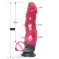 Dildo imitation animal penis male and female masturbator, special-shaped anal plug adult sex products, manual masturbation stick
