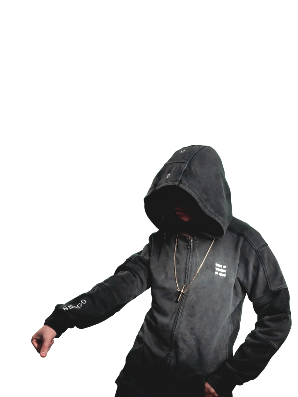 Heavyweight Hoodie - Mineral Wash Charcoal Gray