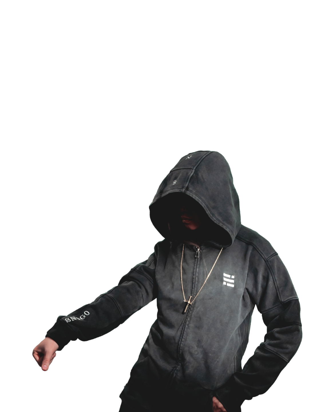 Heavyweight Hoodie - Mineral Wash Charcoal Gray