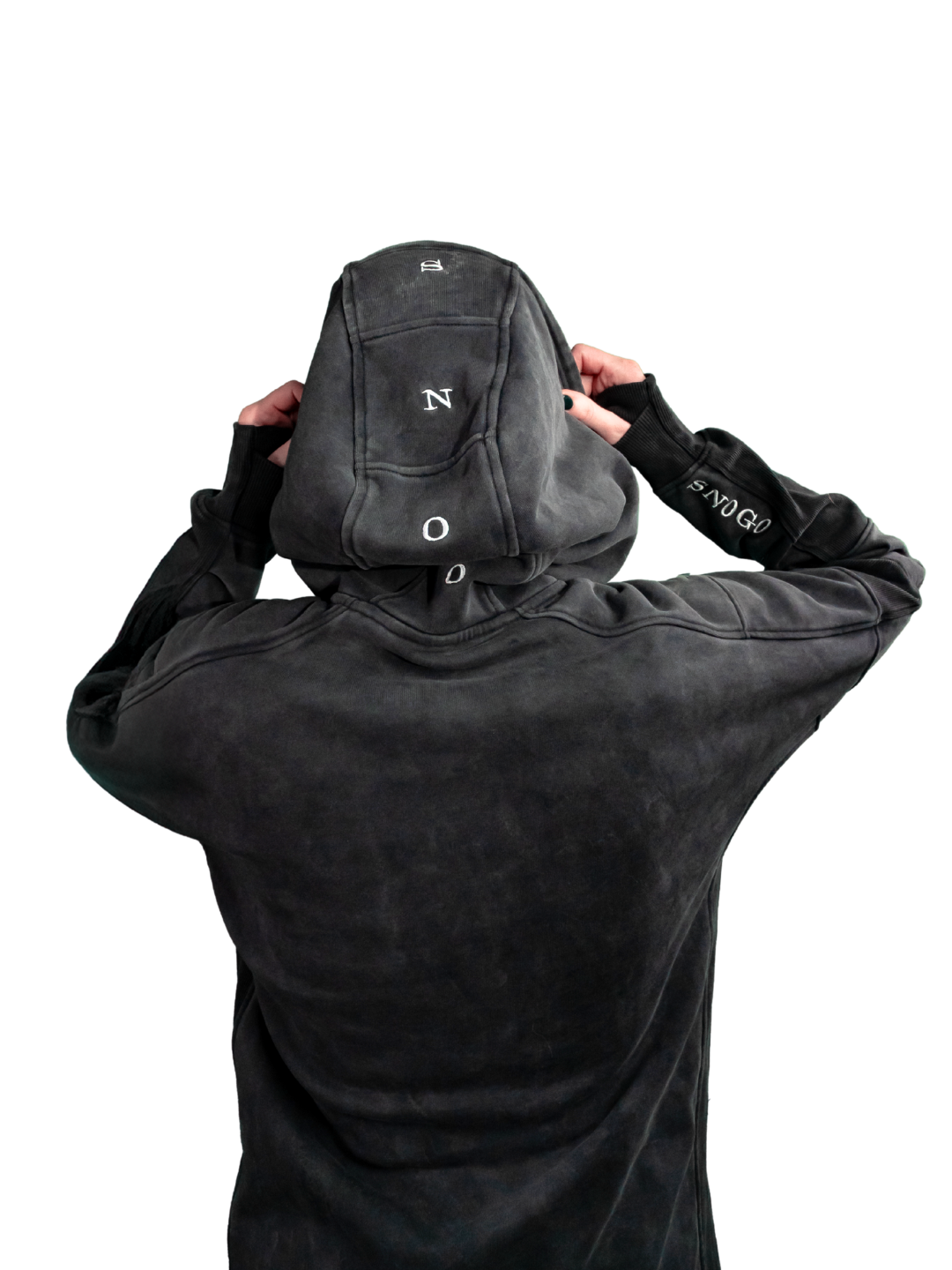 Heavyweight Hoodie - Mineral Wash Charcoal Gray