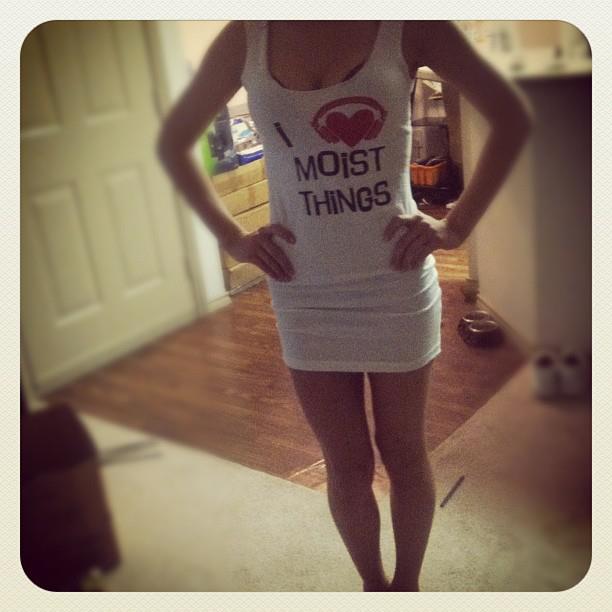 I Heart MOIST THINGS White