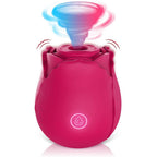 Rose Shape Vagina Sucking Vibrator Intimate Good Nipple Sucker Oral Licking Clitoris Stimulation Powerful Sex Toys for Women