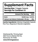 Biotin Pure (Hair Skin and Nail Growth)