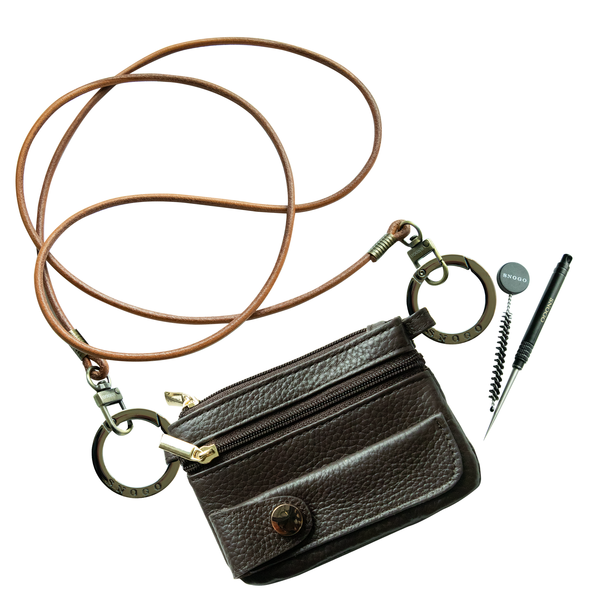 Clean & Carry Litichi Wallet Strap with Powder Prowler