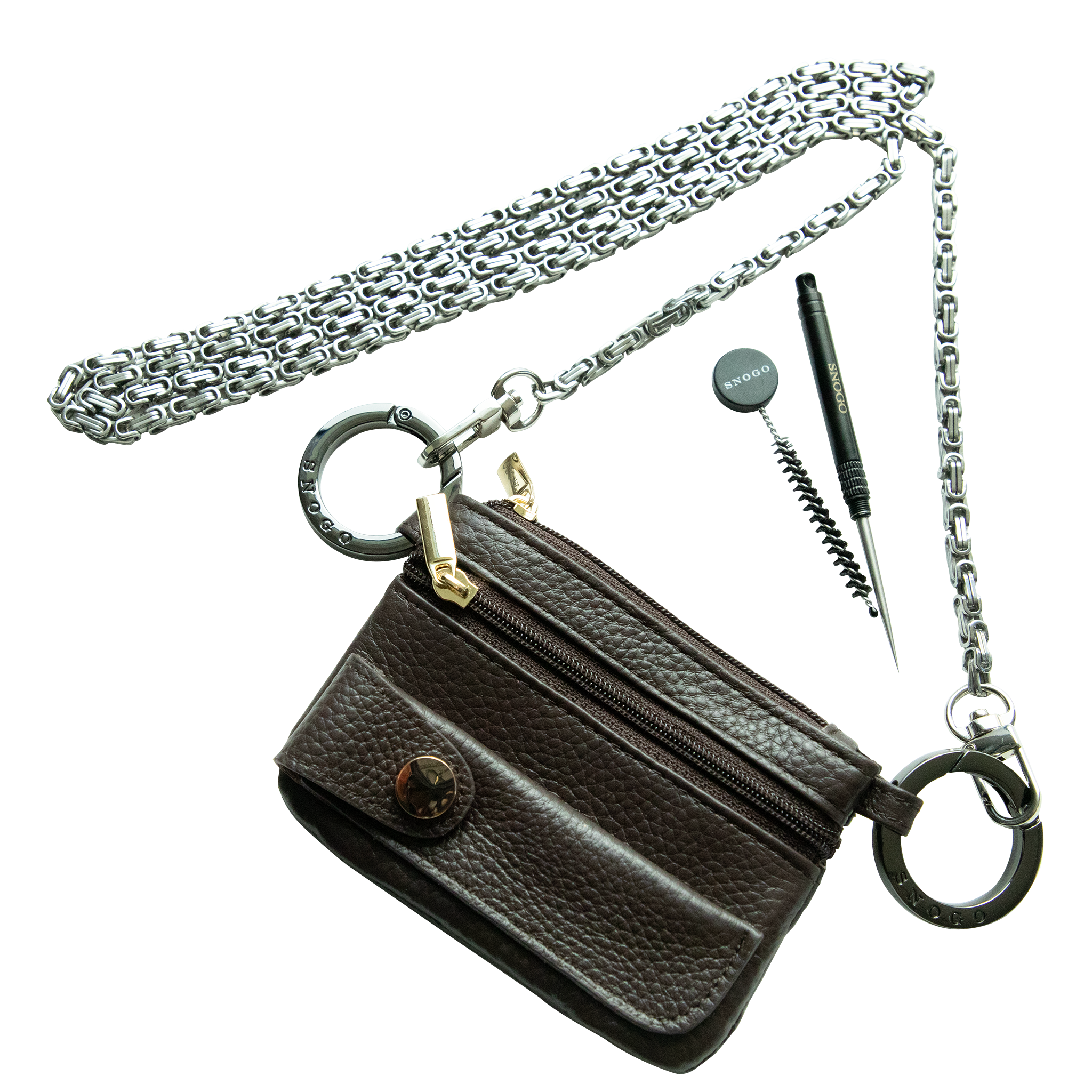 Clean & Carry Litichi Wallet Strap with Powder Prowler
