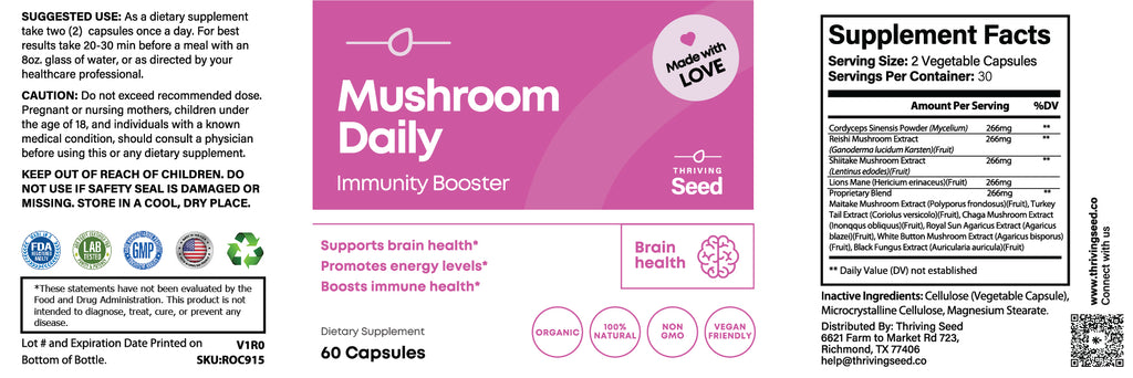 Mushroom Daily Immune Booster
