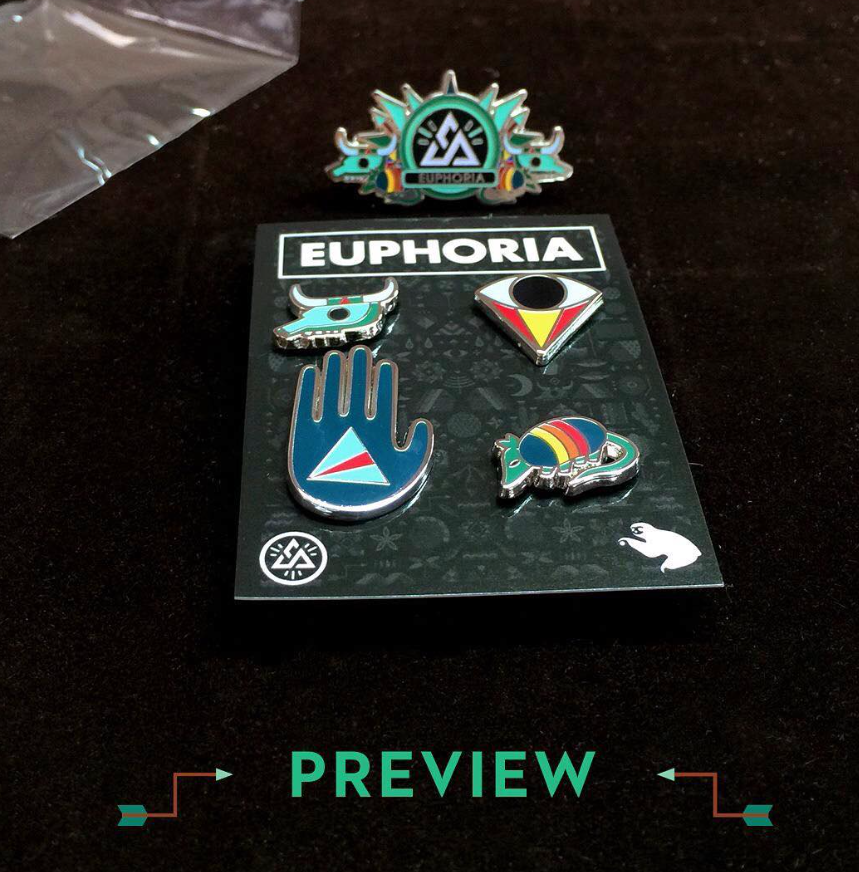 Euphoria Music Festival Pins