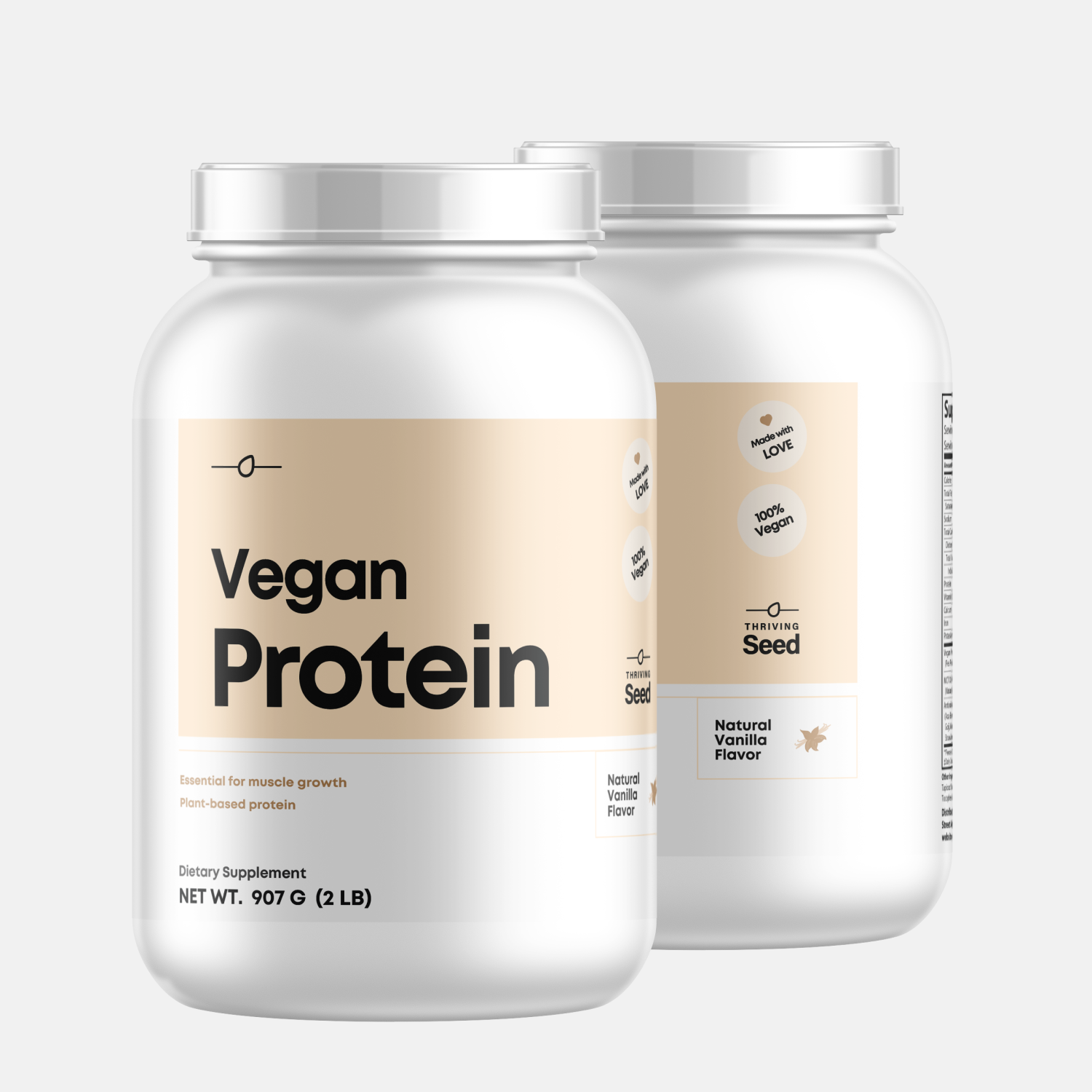 2lb Vegan Protein - 28 servings
